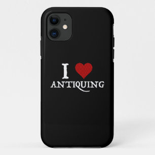 I Love (Heart) Antiquing Case-Mate iPhone Case
