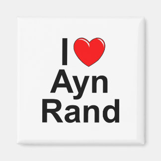 I Love (Heart) Ayn Rand Magnet