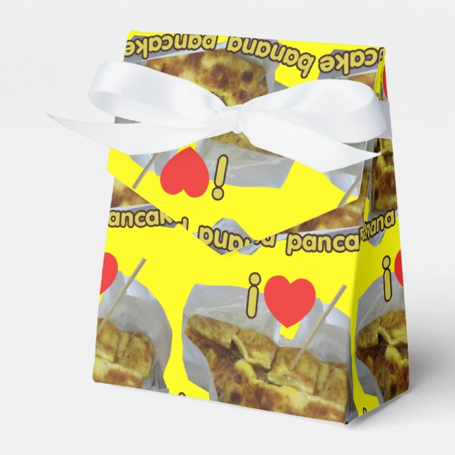 I Love (Heart) Banana Pancake ... Thai Street Food Favour Box (Front Side)