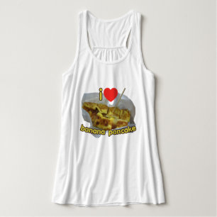 I Love (Heart) Banana Pancake ... Thai Street Food Singlet