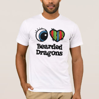 I Love (Heart) Bearded dragons T-Shirt