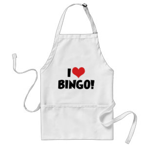 I Love Heart Bingo! - Bingo Lovers Standard Apron