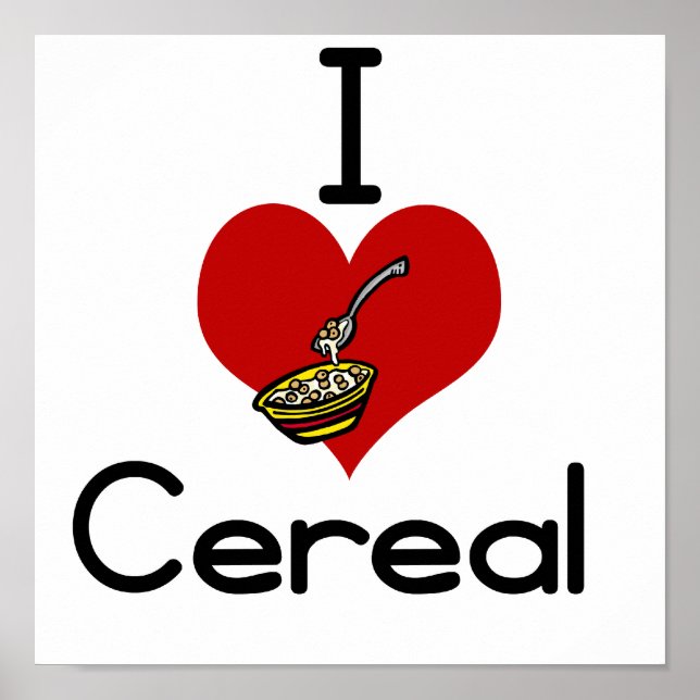 I love-heart cereal poster (Front)