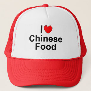 I Love (Heart) Chinese Food Trucker Hat