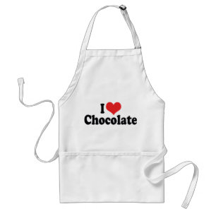 I Love Heart Chocolate - Candy Lover Standard Apron