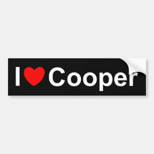 I Love (Heart) Cooper Bumper Sticker
