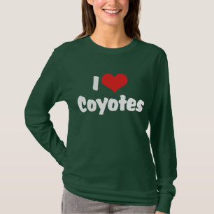 I Love Heart Coyotes - Coyote Lover T-Shirt