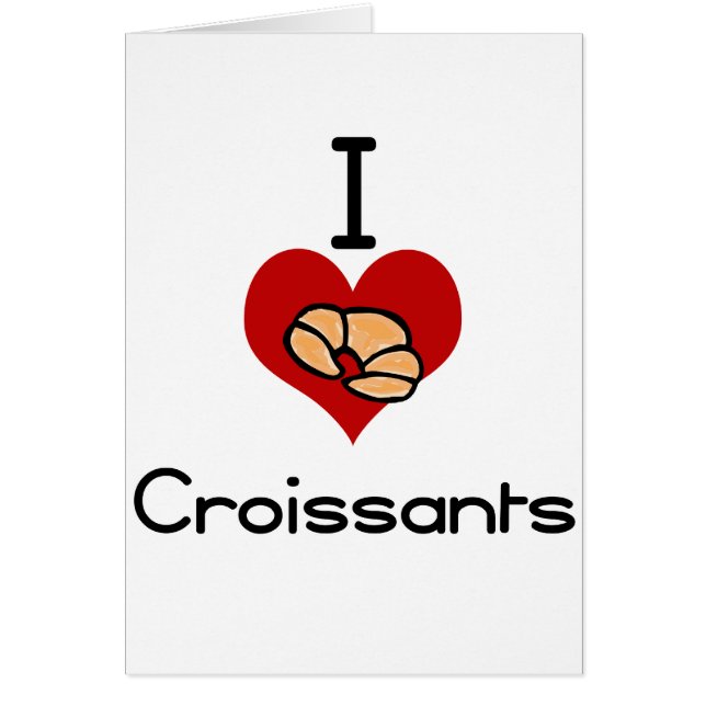 I love-heart croissant (Front)