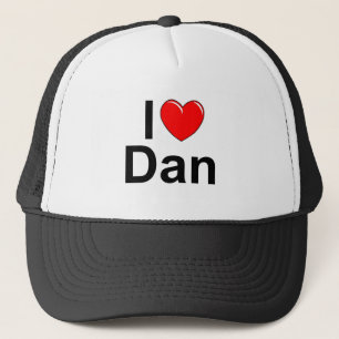 I Love (Heart) Dan Trucker Hat