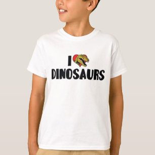 I Love Heart Dinosaurs - Dinosaur Fossil Hunter T-Shirt