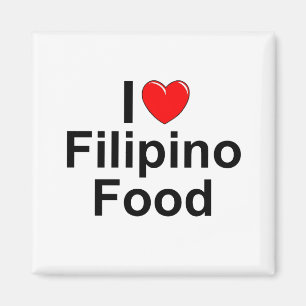 I Love ( Heart) Filipino Food Magnet