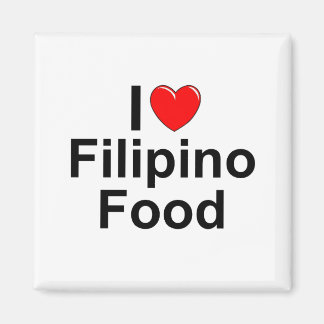 I Love ( Heart) Filipino Food Magnet