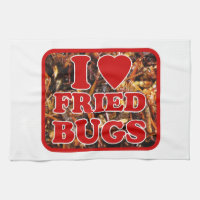 I Love (Heart) Fried Bugs / Edible Insects