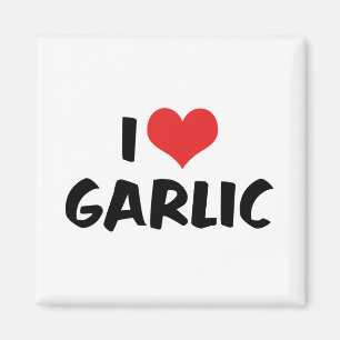 I Love Heart Garlic - Stinking Rose Lover Magnet