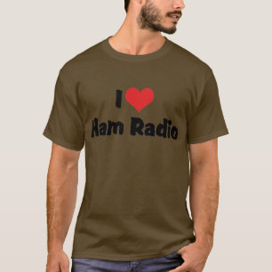 I Love Heart Ham Radio - Amateur Radio Lover T-Shirt