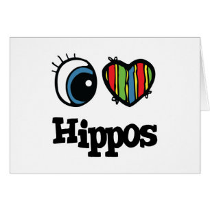 I Love (Heart) Hippos