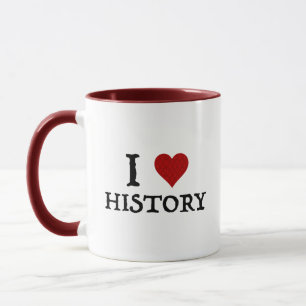 I Love (Heart) History Mug