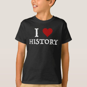 I Love (Heart) History T-Shirt