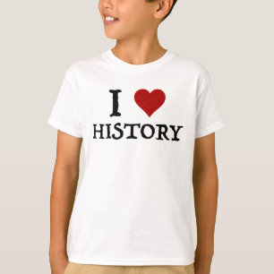 I Love (Heart) History T-Shirt