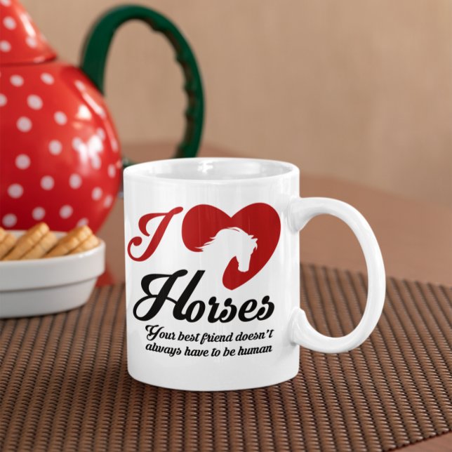 I Love/Heart Horses Coffee Mug (Creator Uploaded)