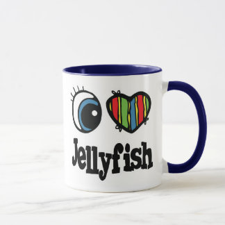 I Love (Heart) Jellyfish Mug