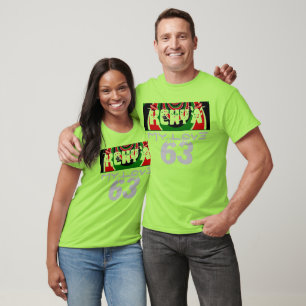 I Love Heart Kenya: Dynamic Flag Art T-Shirt