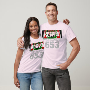 I Love Heart Kenya: Dynamic Flag Art T-Shirt