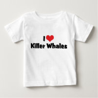 I Love Heart Killer Whales