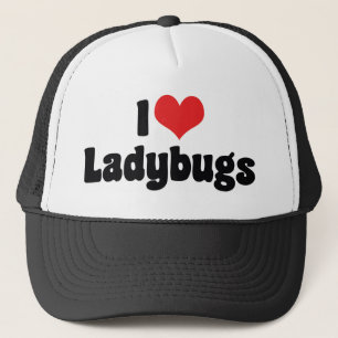 I Love Heart Ladybugs - Ladybug Lovers Trucker Hat