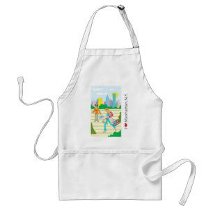I love (heart) Manhattan, NY Standard Apron