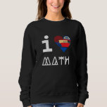 I Love Heart Math for Kids Teachers Funny Mathemat Sweatshirt<br><div class="desc">I Love Heart Math for Kids Teachers Funny Mathematician</div>