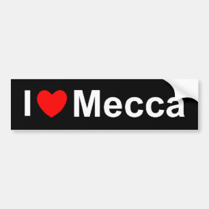 I Love (Heart) Mecca Bumper Sticker