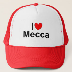 I Love (Heart) Mecca Trucker Hat