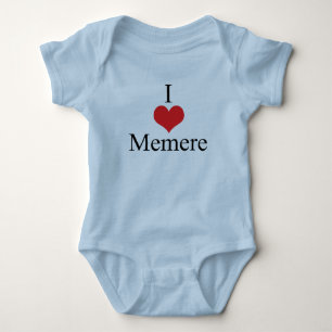 I Love (Heart) Memere Baby Bodysuit
