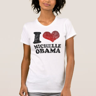 I love-heart  Michelle Obama t shirt
