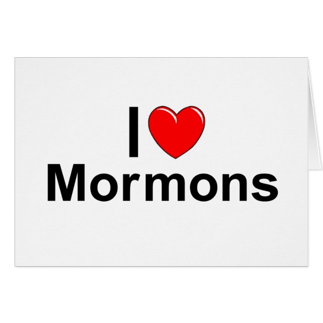 I Love (Heart) Mormons (Front Horizontal)