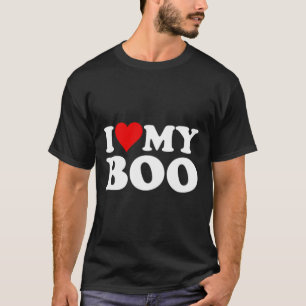 I Love Heart My Boo Bybe Bye Boyfriend Girlfriend T-Shirt