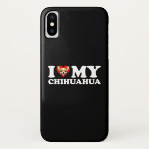 I Love (Heart) My Chihuahua Case-Mate iPhone Case