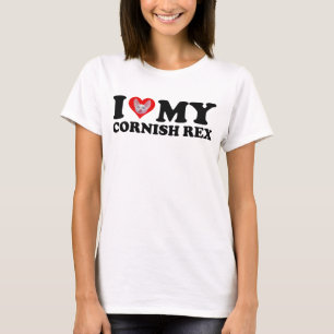 I Love (Heart) My Cornish Rex T-Shirt