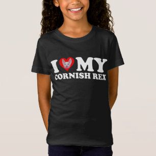 I Love (Heart) My Cornish Rex T-Shirt