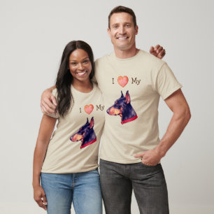 I Love Heart My Doberman T-Shirt
