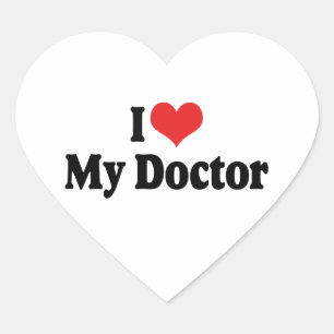 I Love Heart My Doctor Sticker