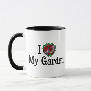 I Love Heart My Garden - Flower Vegetable Garden Mug