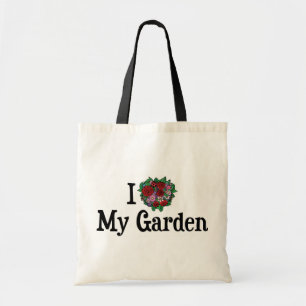 I Love Heart My Garden - Flower Vegetable Garden Tote Bag