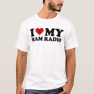 I Love (Heart) My Ham Radio T-Shirt