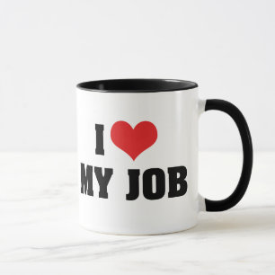 I Love Heart My Job Mug