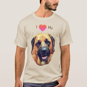 I Love Heart My Mastiff Dog T-Shirt