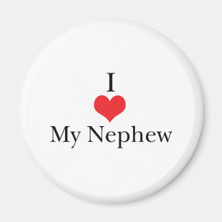 I Love (Heart) My Nephew Magnet