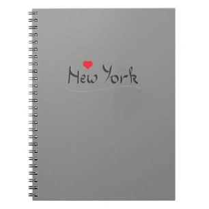 I love (heart) New York, New York Spiral Notebook