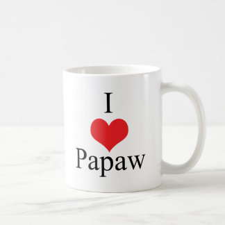 I Love (Heart) Papaw Coffee Mug